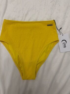 ZYIA Active Sunny Yellow High-Waist Bottoms